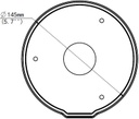 Boîte de connexion pour caméra | Diam 144,8mmx40mm | Compatible avec gammes UNV (IPC323x)