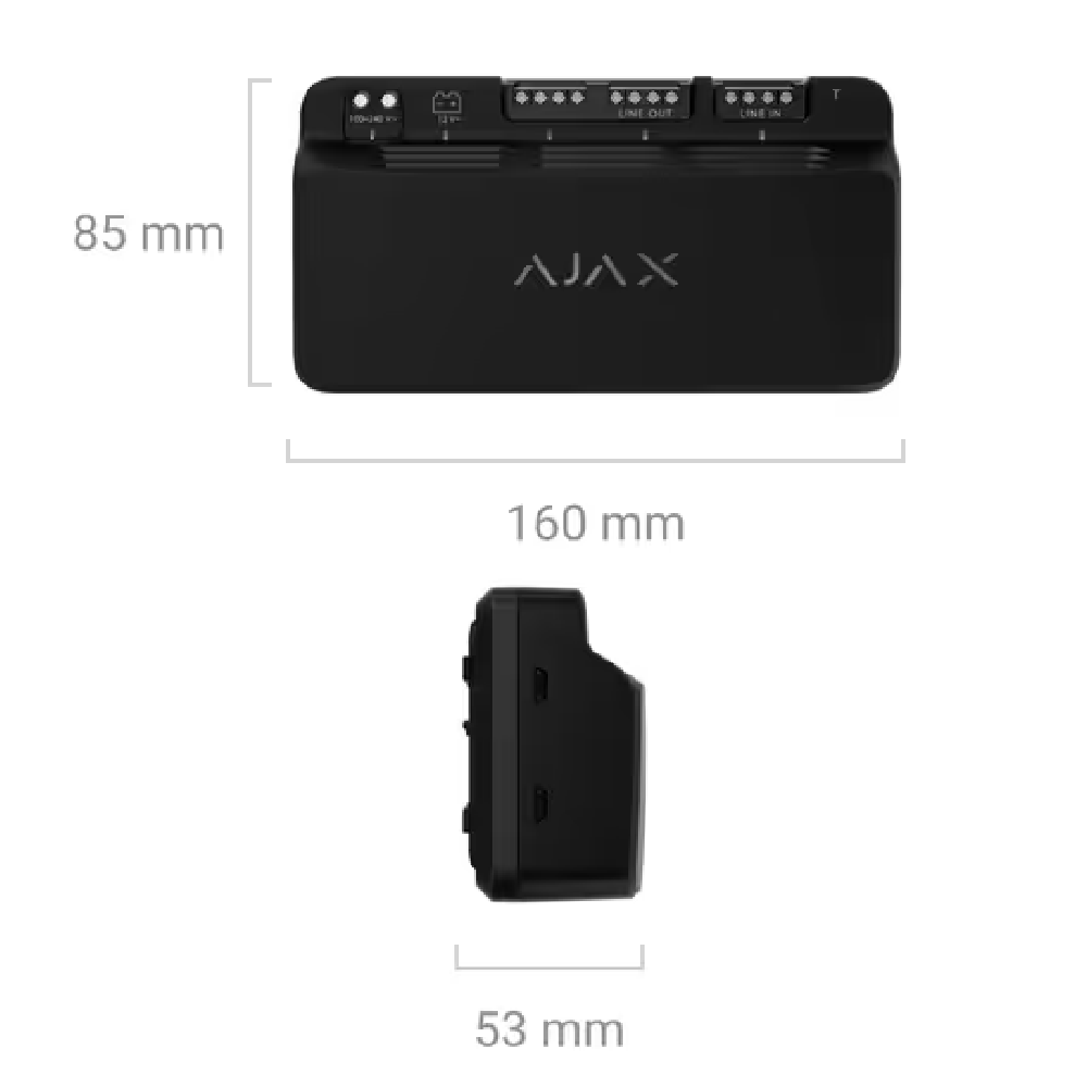 Ajax LineSupply (45W) Fibra ASP black Spec.png