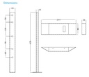 Support pour écran LCD 32 pouces