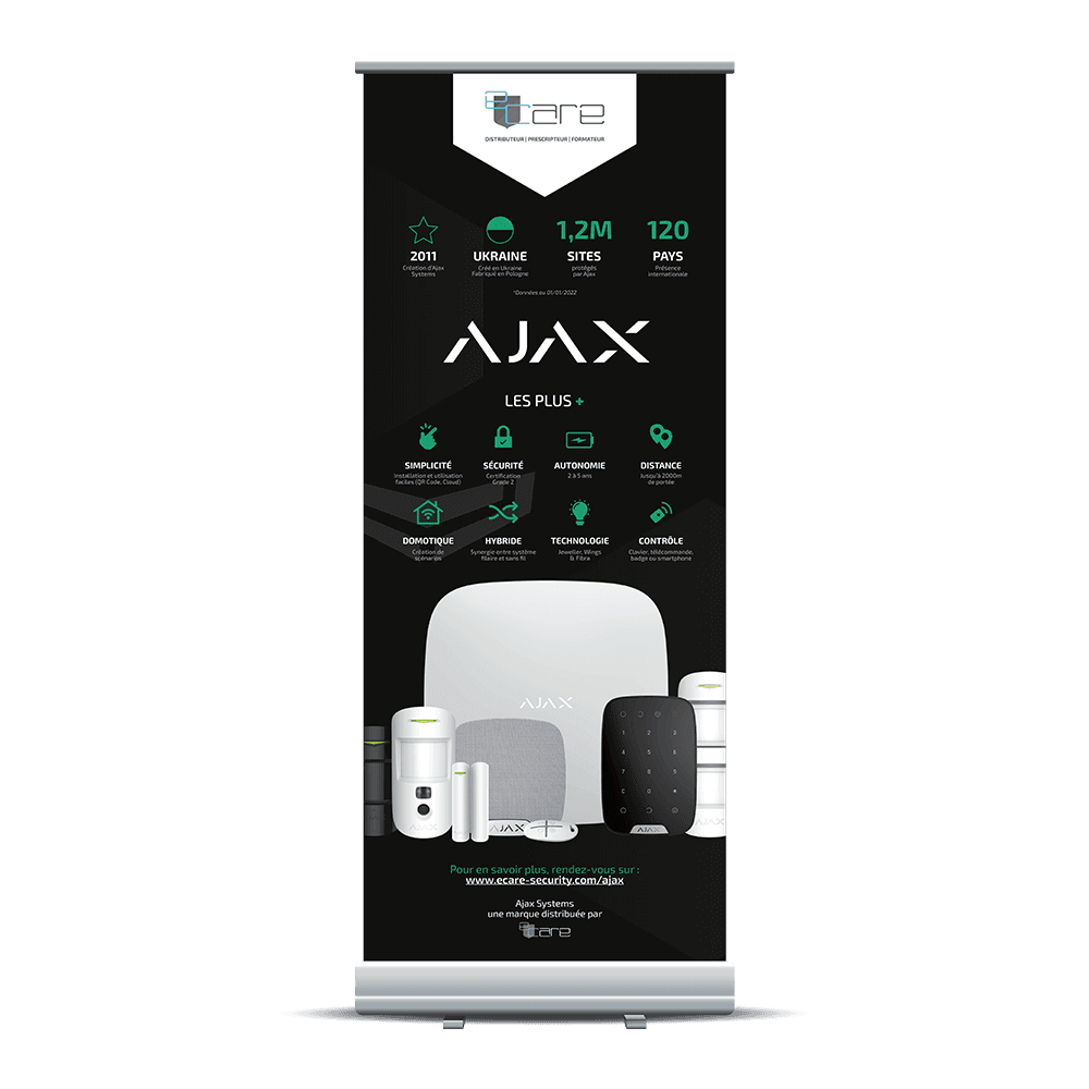 Roll Up Ajax personnalisable avec Structure