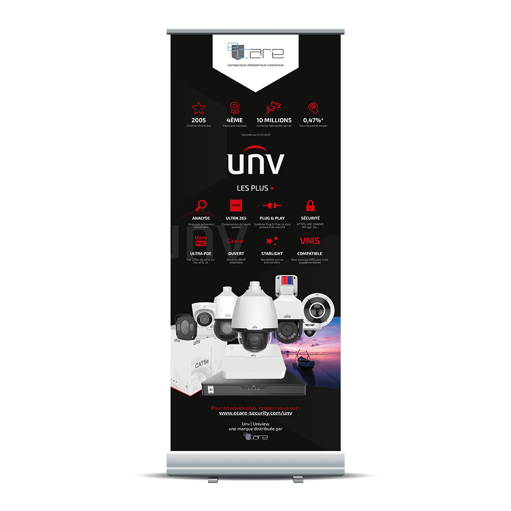 Roll Up UNV personnalisable avec Structure