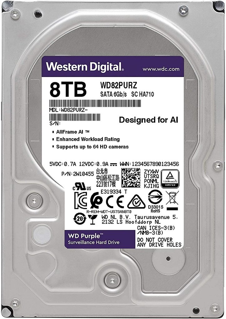 WD PURPLE 8to