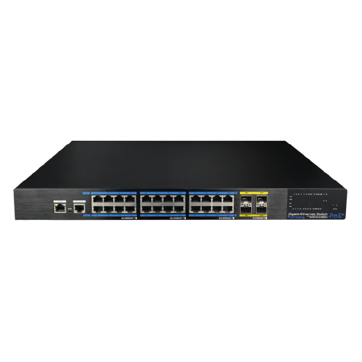 S42424-02-B0 SWITCH 380W - 2×1000Mb/POE++ & 22×1000Mb/POE+ & 2×1Gb & 2×SFP 1Gb