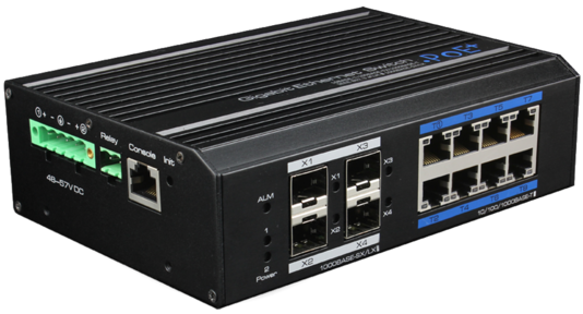 Switch Industriel POE 8 ports (POE++) L2